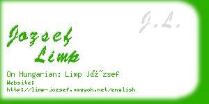 jozsef limp business card